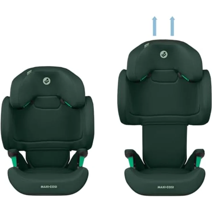 Maxi-Cosi RodiFix R i-Size, Sitzerhöhung mit hohem Rücken, ISOFIX-Kindersitz, G-CELL Seitenaufprallschutz, ClimaFlow, Authentic Green – Bild 4