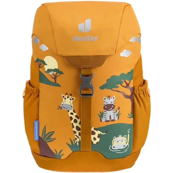 Deuter Schmusebär Kinderrucksack, 33 cm, orange, 100% Polyester, 21 x 15 x 33 cm – Bild 5
