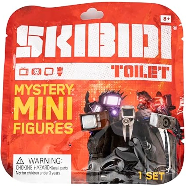 SKIBIDI TOILET SKIBIDI Toilet | 2.5" MINI Figures - Wave 2, Sammelfiguren mit 9 einzigartigen Charakteren aus der Webserie – Bild 3