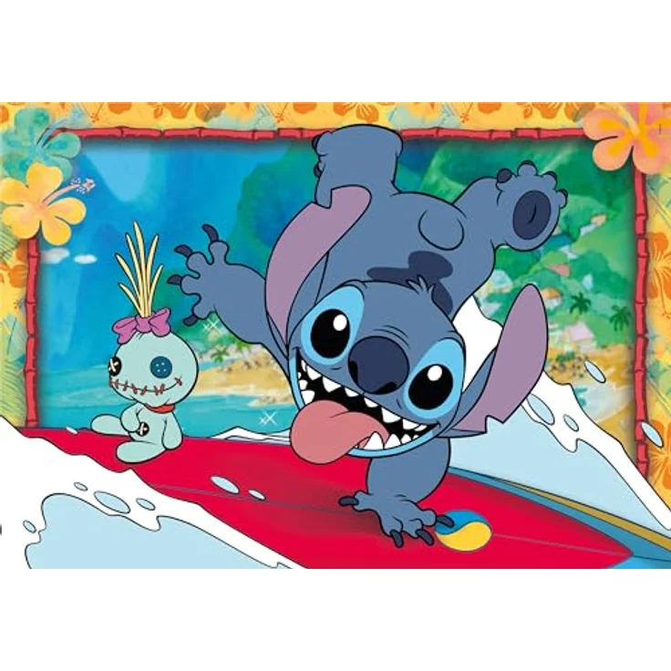 Clementoni Stitch Kinder Puzzle - 2 x 20 Teile, 27 x 19 cm, für Kinder ab 3 Jahre - Geschicklichkeitsspiel, umweltfreundlich (24809) – Bild 2