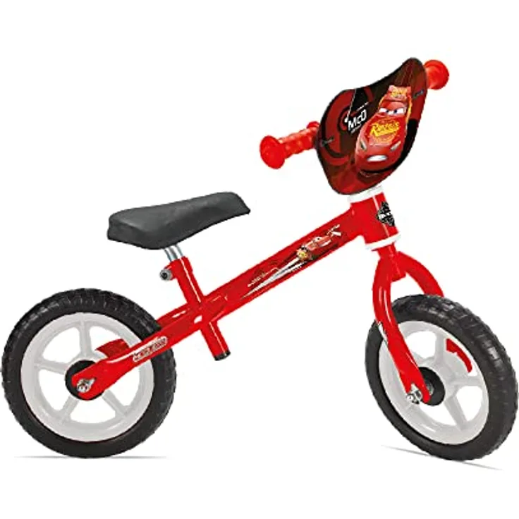 Huffy Baby-Jungen pädagogisches Fahrrad Disney Cars, rot, Einheitsgröße