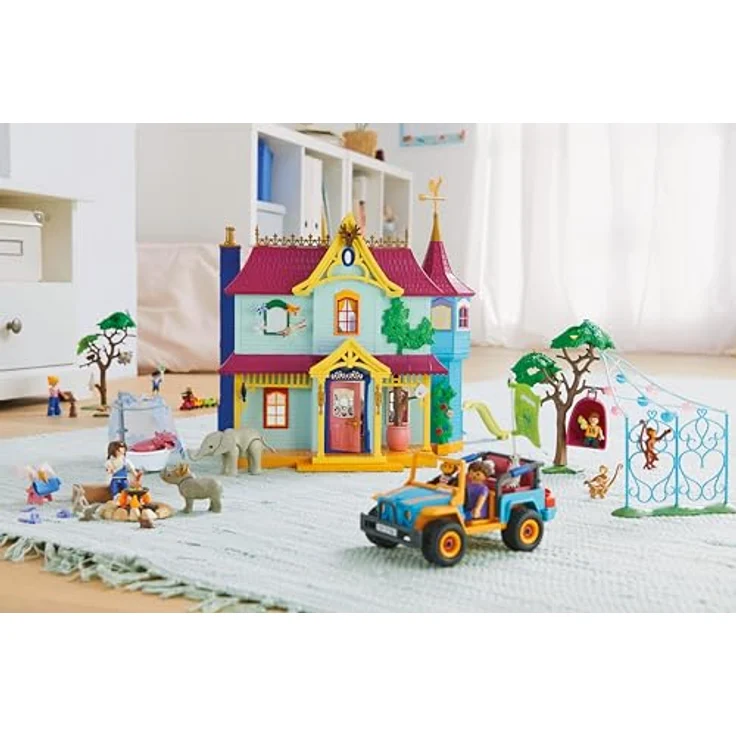 Playmobil Tiere & Freunde - Animals & Friends Off-Road Fahrzeug - Robustes 4x4 Fahrzeug in leuchtenden Farben, inklusive Tiere und Figur – Bild 7