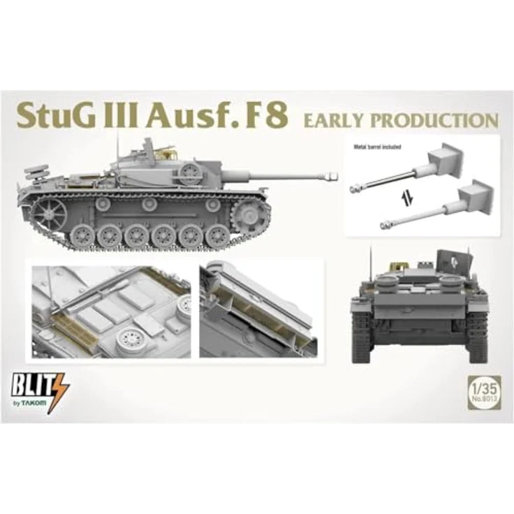 Takom StuG III Ausf. F8 Early, Modellfahrzeug mit detailgetreuer Ausstattung – Bild 5