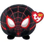 Ty Beanie Ty Teeny Puffies - Marvel Spiderman Morales, 10 cm, Fluffy Ball Plush Toy