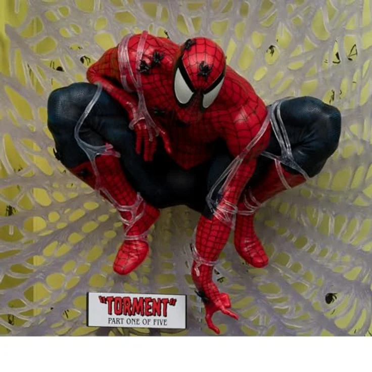 McFarlane Marvel Collection PVC Statue 1/6 Spider-Man #1, 28 cm mit Diorama-Base und Comic (englisch) – Bild 3