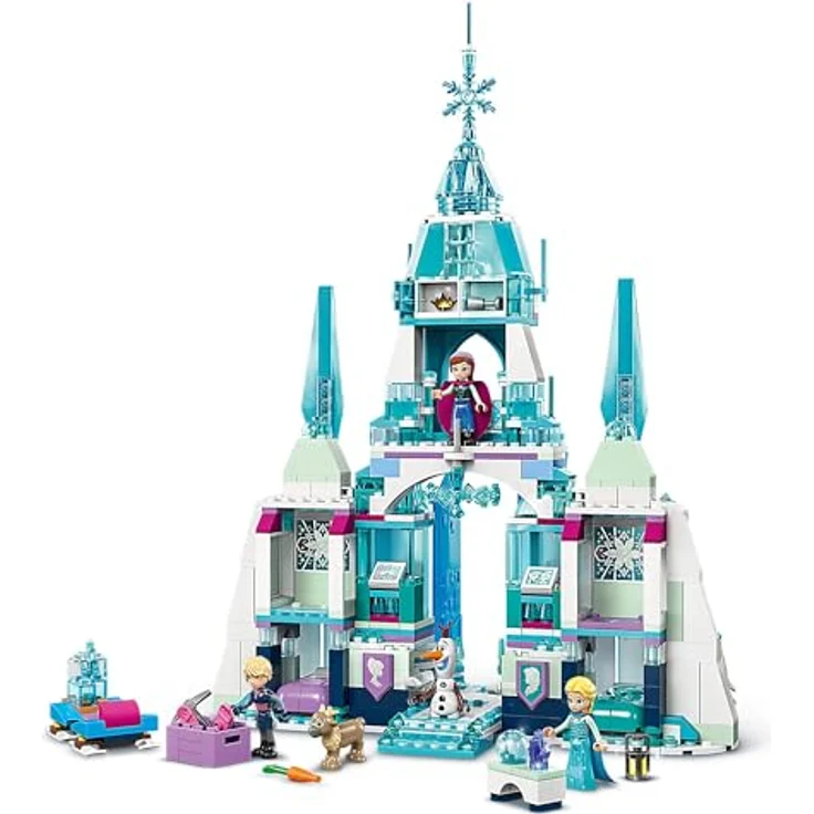 LEGO Disney Frozen Elsas Winterpalast, Bauspielset mit Minifiguren Elsa und Anna, für Kinder ab 6 Jahren 43244 – Bild 3