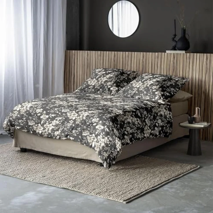 Irisette Flausch-Cotton Bettwäsche Zobel 8558 grau, kuschelig weich & mit Qualitätsreißverschluss – Bild 2