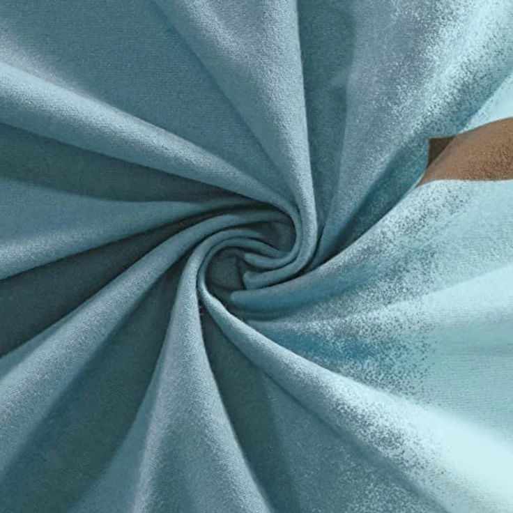 Erwin Müller Bettwäsche, Bettgarnitur Flanell blau-braun Größe 155x220 cm (80x80 cm) - flauschig warm, temparaturausgleichend, pflegeleicht, mit praktischem Reißverschluss (weitere Größen) – Bild 4