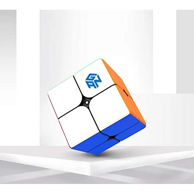 GAN 249 v2, 2x2 Speedcube Gans Mini Würfel Puzzle Spielzeug 2x2x2 Zauberwürfel 49mm (Stickerlos) – Bild 2