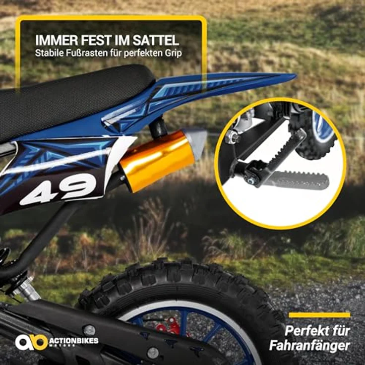 Delta Kinder Crossbike  49 cm 2-takt schwarz – Bild 8