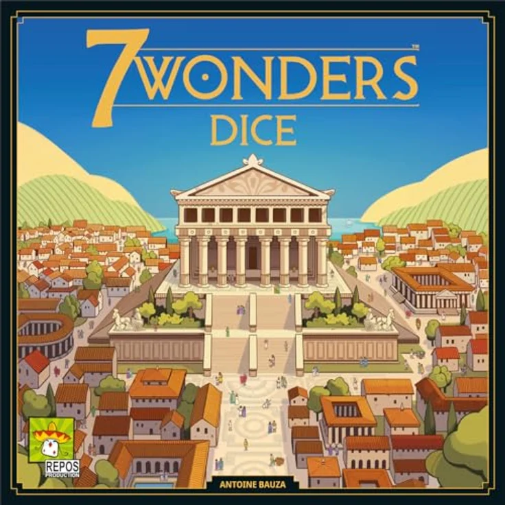 Asmodee 7 Wonders Dice, Brettspiel für Strategen, 10 Jahre, 25 Minuten Spielzeit – Bild 1