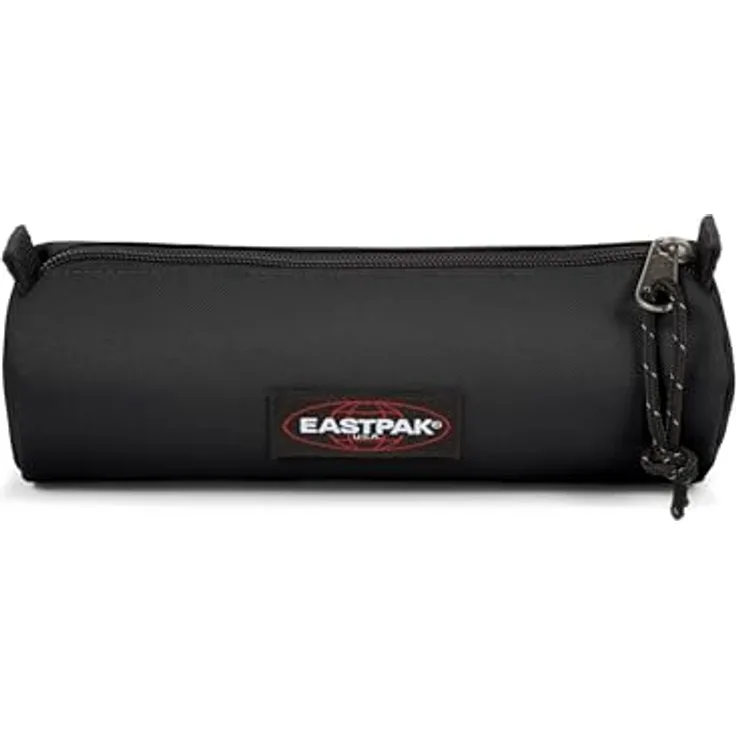EASTPAK Round Federmäppchen - Rundes Hauptfach, leicht zu öffnender Reißverschluss, 100 % Nylon, Schwarz