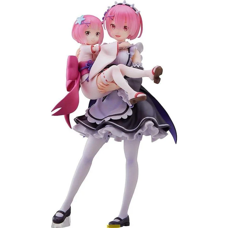 Sega Goods RE ZERO - Ram & Ram Enfance - Sammelfigur 23cm, detailgetreue Modellierung mit lebendigen Farben