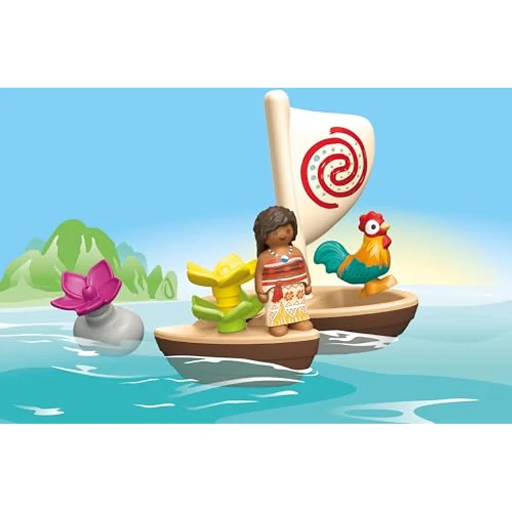 Playmobil® Konstruktions-Spielset Vaiana Katamaran (71459), JUNIOR & Disney, (8 St), Made in Europe – Bild 3