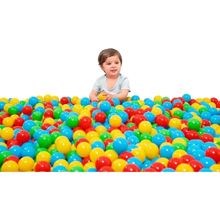 Bestway Splash & Play 250, Bällebälle in vier bunten Farben für Spiel und Lernen – Bild 11