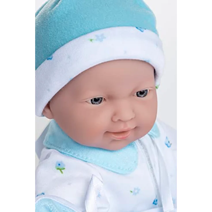 JC TOYS La Baby Spielpuppe blau, für Kinder ab 18 Monaten, waschbar, weich, 27,9 cm – Bild 3