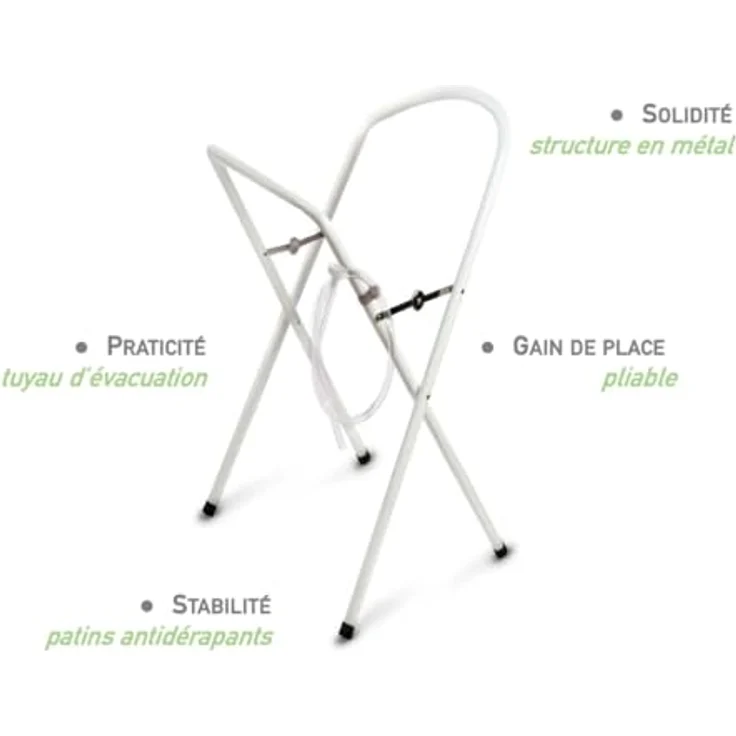 dBb Remond 306100 Badewannenständer + Ablaufrohr weiß – Bild 6