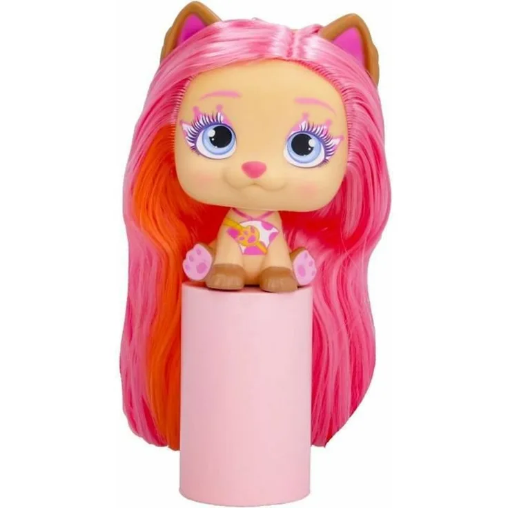 IMC Toys VIP Pets Bow Power Shiara, Kuschelpuppe aus hochwertigem Kunststoff für kreatives Spiel, geeignet für Kinder ab 3 Jahren