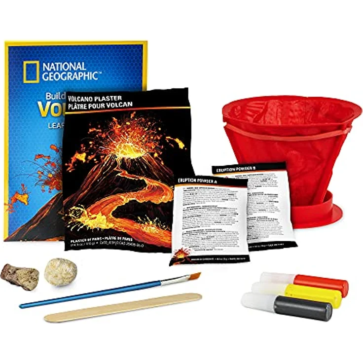 National Geographic Volcano Science Kit, Experimentierkasten zur Vulkanaforschung mit zahlreichen Aktivitäten – Bild 3