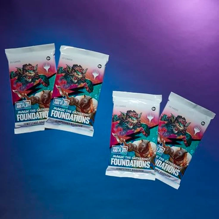 Wizards of the Coast Magic: The Gathering Foundations Jumpstart Booster, 20 Karten mit Anime-Art und 1 Rare/Mythic Rare, Englisch – Bild 4