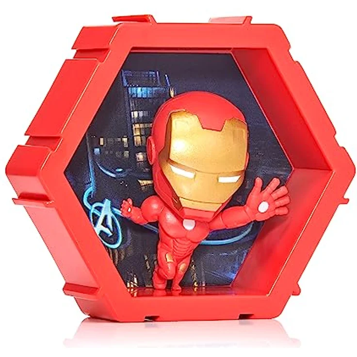 PODS 4D Marvel Ironman, Einzigartige, miteinander verbundene Sammelboble-Kopf-Figur, die aus ihrer Welt in Ihre, ausbricht, Wand oder Regalanzeige, Marvel Spielzeug und Geschenke, Serie 1 Nr. 408 – Bild 2