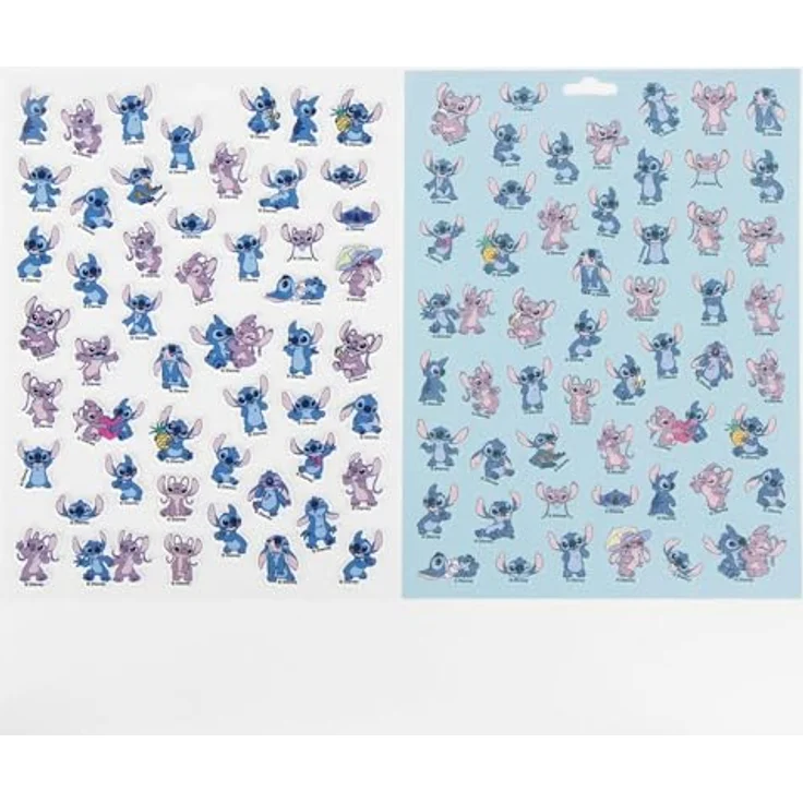 Cerda Disney Stitch Sticker Set, 300-tlg. Aufkleber für Basteln und Deko für Kinder – Bild 2