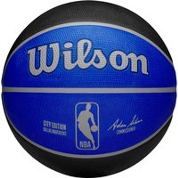 Wilson NBA Team City Edition Basketball, Dallas Mavericks Out Ball mit hervorragender Qualität und einfacher Handhabung