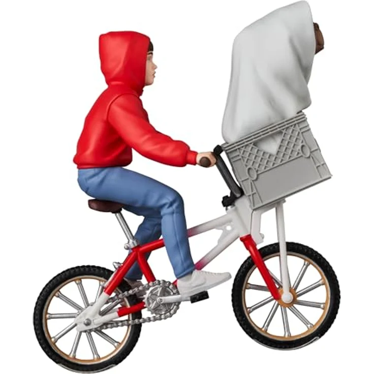MEDICOM TOY E.T. & Elliott mit Fahrrad, Ultra Detail Figur aus dem Film von 1982 – Bild 4