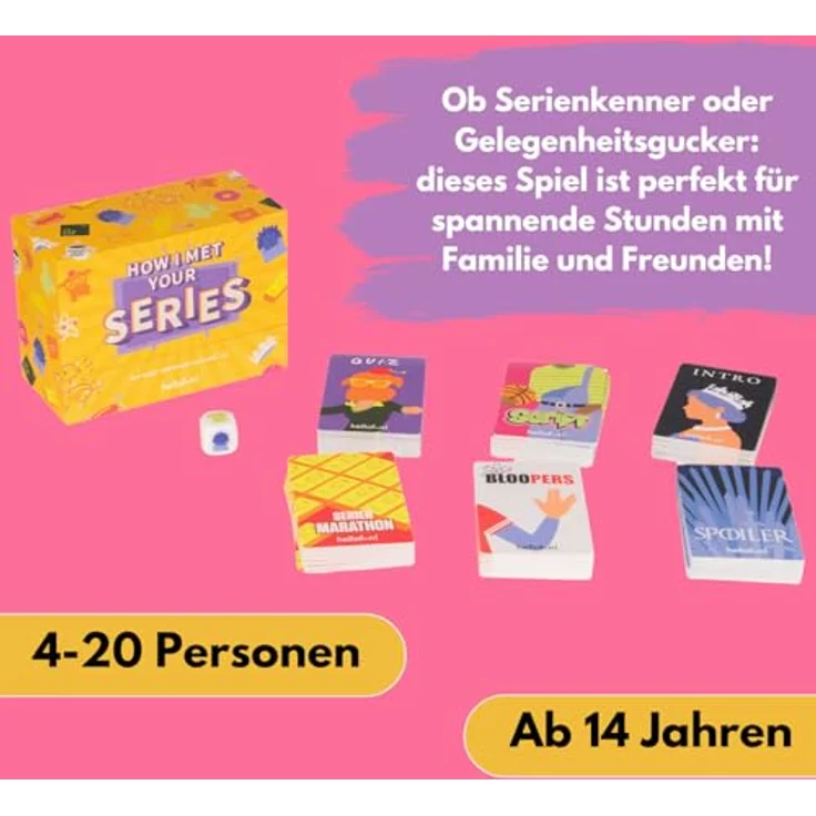 Hellofun! How I MET Your Series, Brettspiel mit 200 Quizfragen und verschiedenen Kategorien – Bild 4