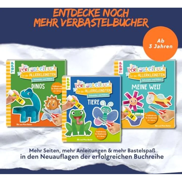 frechverlag GmbH Das Adventskalender-Verbastelbuch für die Allerkleinsten, 24 weihnachtliche Bastelprojekte für Kinder ab 3 Jahren, Schneiden und Kleben – Bild 6