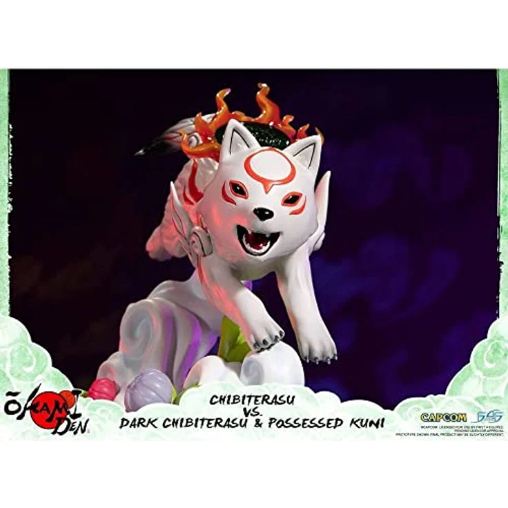 First4Figures Okamiden Statuette Chibiterasu vs. Dark Chibiterasu & Possessed Kuni 33 cm – Bild 4