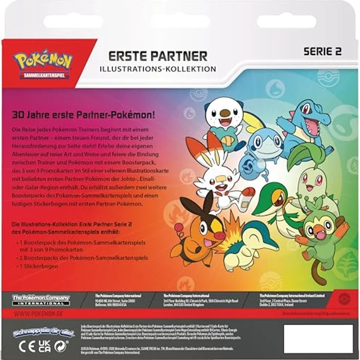 AMIGO POKÉMON 13978 Erste Partner Kollektion Serie 2, Sammelkarten-Set für Sammler und Fans – Bild 4