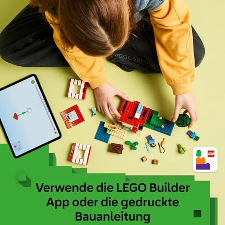 LEGO Minecraft 21275 Das TNT-Dschungelhaus Bausatz, Spielset mit Sprengfunktion und 3 Figuren, Mehrfarbig, 287 Teile – Bild 6