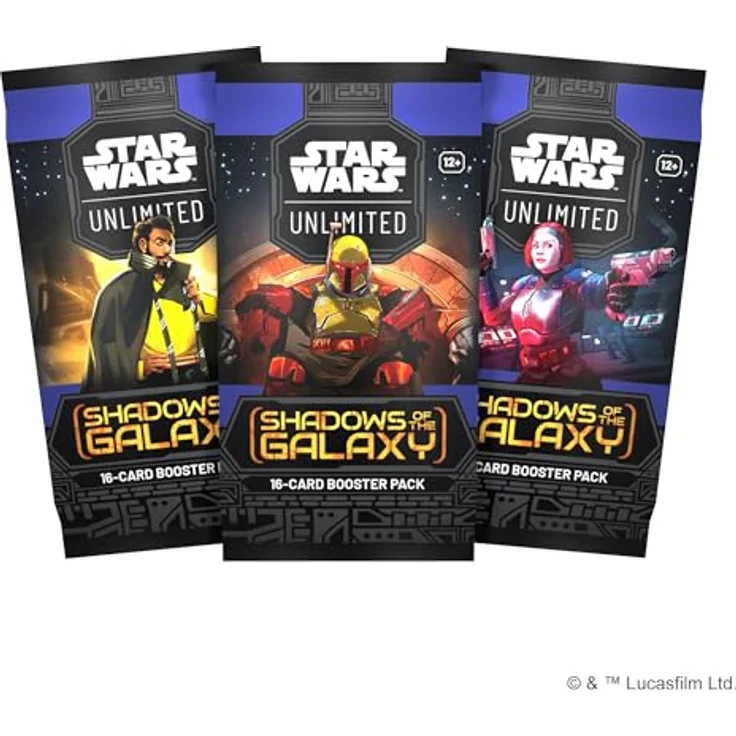 Fantasy Flight Games Star Wars Unlimited - Shadow of the Galaxy Display (English), Trading Card Game Booster Display - Smugglers, Rogues, and Bounty Hunters from the Outer Rim, 24 Packs of 16 Cards, Ages 12+ – Bild 5