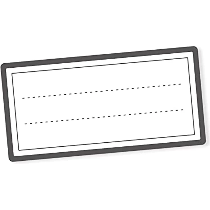 itenga 40x Buchetiketten Heftetiketten 9x4,5cm, selbstklebend und beschreibbar, neutral grau – Bild 1