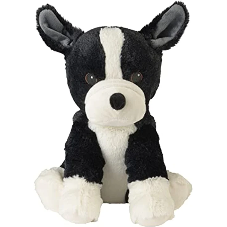 Warmies Boston Terrier schwarz/weiß, 29 x 20 x 26 cm (LBH) – Bild 3