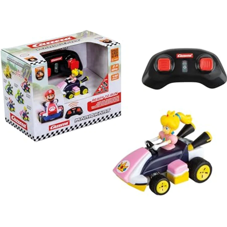 Carrera 2,4GHz Mario Kart(TM) Mini RC, Peach, hochwertige Qualität und einfachste Anwendung in modernem Design – Bild 1