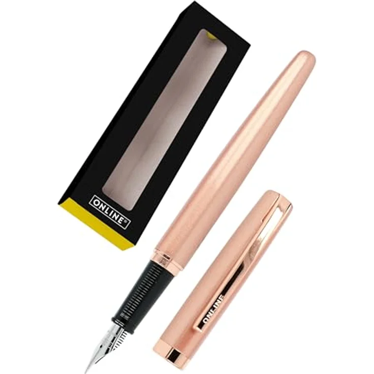 Online Pen Eleganza Füller, Patronenfüller aus Metall mit Iridium Feder, medium, in Geschenkbox – Bild 2