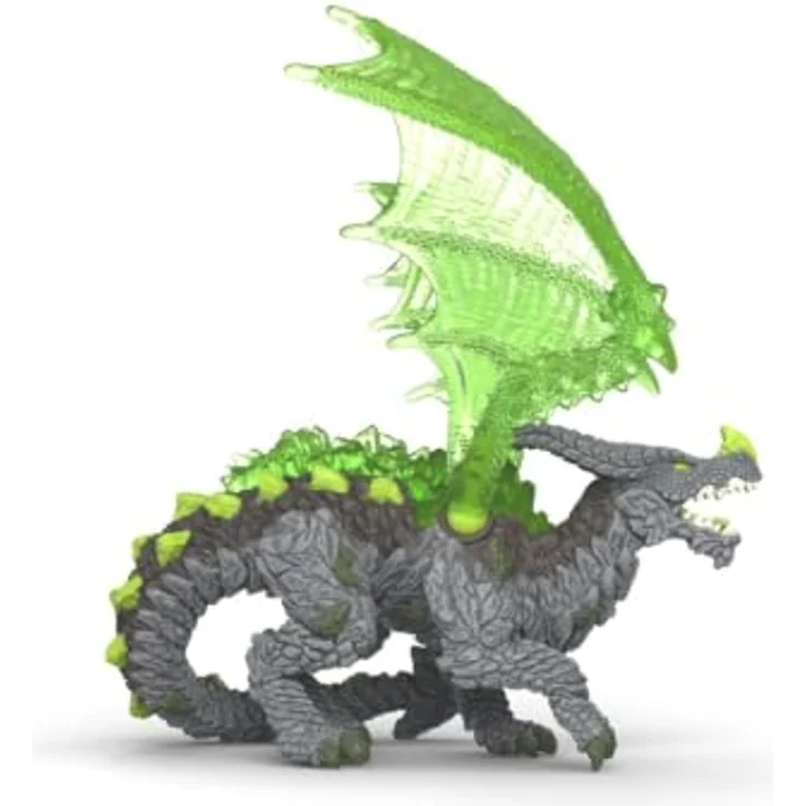 Schleich Rock Dragon, Spielfigur mit beweglichen Flügeln, 28 x 17 x 13 cm, Eldrador Creatures – Bild 5