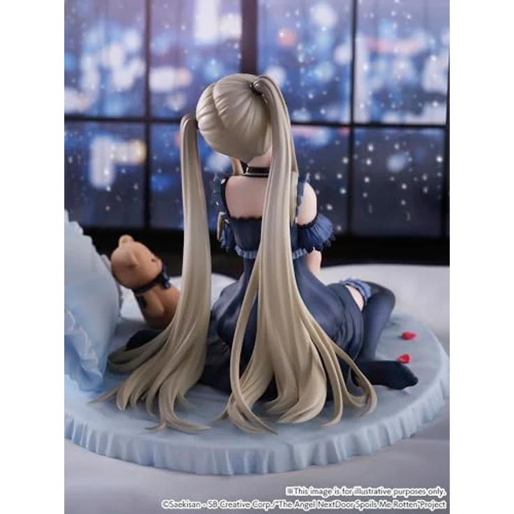 Estream The Angel Next Door Spoils Me Rotten Statuette PVC Shibuya Scramble Figure 1/6 Mahiru Shiina Little Devil Ver.- 15 cm, Sammelfigur in 15 cm Größe – Bild 4