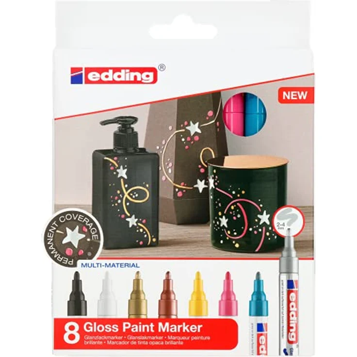 Edding, Marker, Glanzlackmarker (Multi, 8, 4 mm) – Bild 3