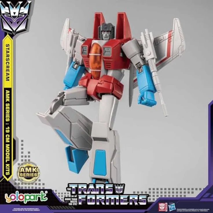 YOLOPARK Starscream AMK Series Modellbausatz, 19.1 cm Transformer Bauset, Generation One – Bild 3