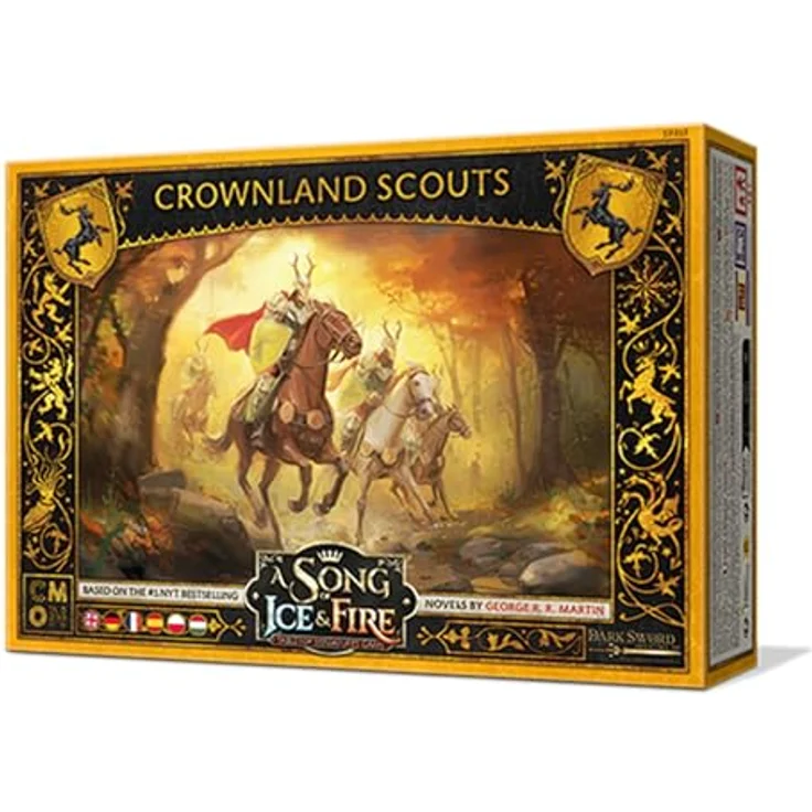 Cmon A Song of Ice & Fire - Crownland Scouts, Einheiten-Erweiterung mit 4 Miniaturen und Bewegungstableau – Bild 2
