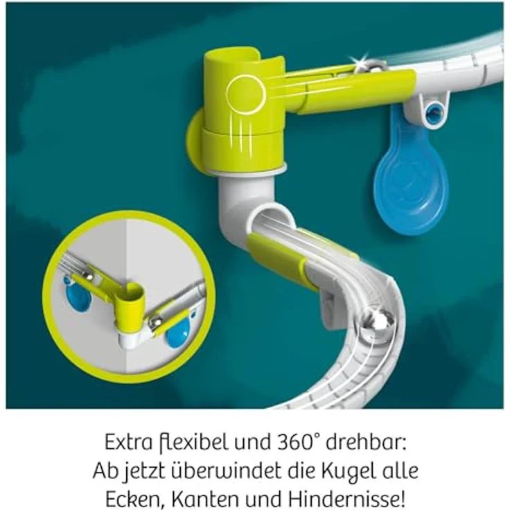 Kosmos 621292 Gecko Run - Flex Corner Erweiterung, Zubehör für Coole vertikale Kugelbahnen, zusätzliche Bahnelemente, ab 8 Jahren – Bild 2