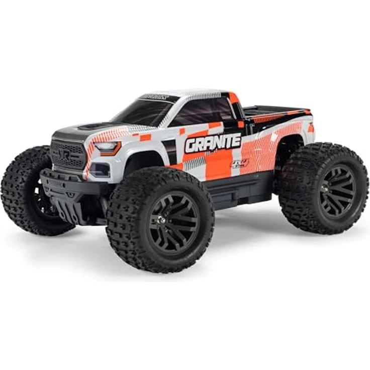 Arrma 1:10 GRANITE MEGA 665 4X4 RTR Monster Truck, orange, mit Bürstenmotor und robuster Bauweise für Action auf verschiedenen Untergründen – Bild 1