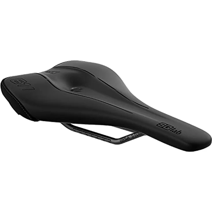 SQlab Unisex – Erwachsene 611 Ergowave Active 2.1 MTB Tech & Trail Fahrradsattel, Schwarz, 16 cm – Bild 1
