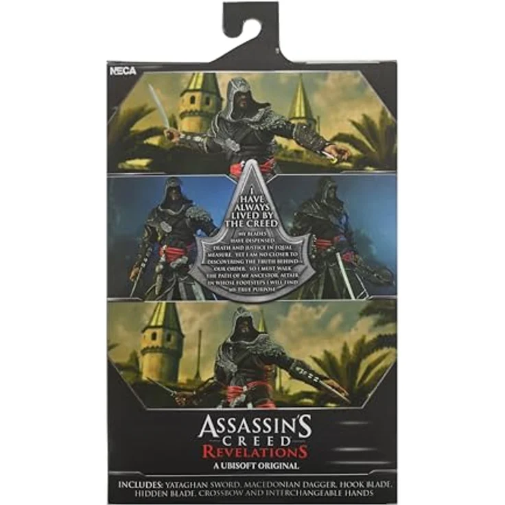 NECA Assassin's Creed: Revelations Actionfigur Ezio Auditore, 18 cm, mit Zubehör in Fensterbox – Bild 3