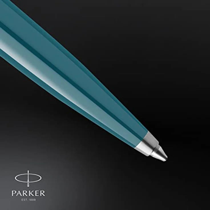 Parker 51 Teal C.C. M, Kugelschreiber aus Edelharz in Teal Blue mit ikonischer Feder – Bild 5