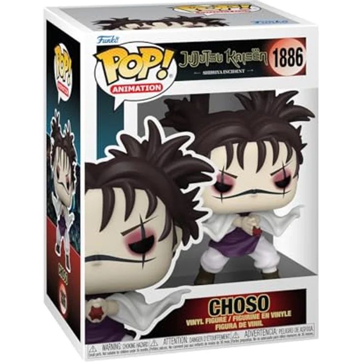 Funko Pop! Animation: JJK - Choso - Jujutsu Kaisen - Vinyl-Sammelfigur, ca. 9,5 cm, langlebiges Premium Vinyl, Geschenkidee für Anime-Fans und Sammler – Bild 1