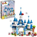 LEGO 10998 DUPLO Disney 3in1-Zauberschloss, BAU-Spielzeug mit Micky Maus, Minnie, Donald Duck und Daisy Figuren, für Kleinkinder und Kinder ab 3 Jahren, Disney's 100. Jubiläum-Set